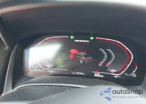 2022 BMW M850I Gtan Coupe xDrive из США, поврежденный, VIN WBAGV8C07NCH98156